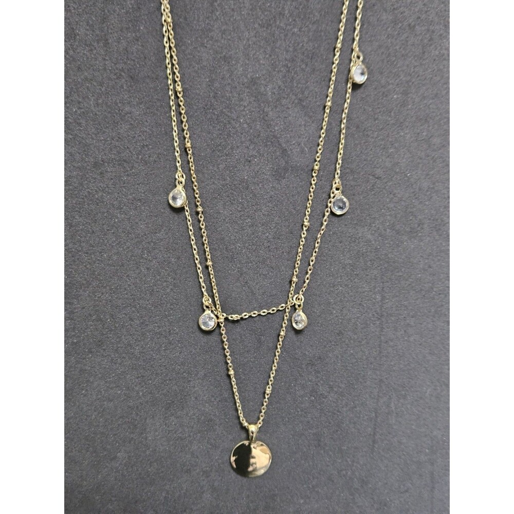 Nordstrom Cubic Zirconia Pendant Necklace - Demi Fine14k Gold Nickel Free